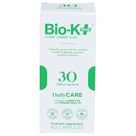 Bio K Plus Probiotic Dailycare 30 Billion Cfu 60 Capsules