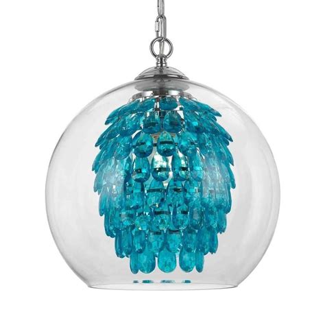 Feature intelligent sensors for detecting motion and time lapses to switch on automatically. AF Lighting Elements Turquoise Single Modern/Contemporary ...