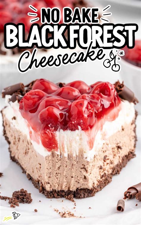 Black Forest Cheesecake Easy No Bake Recipe Spaceships And Laser Beams