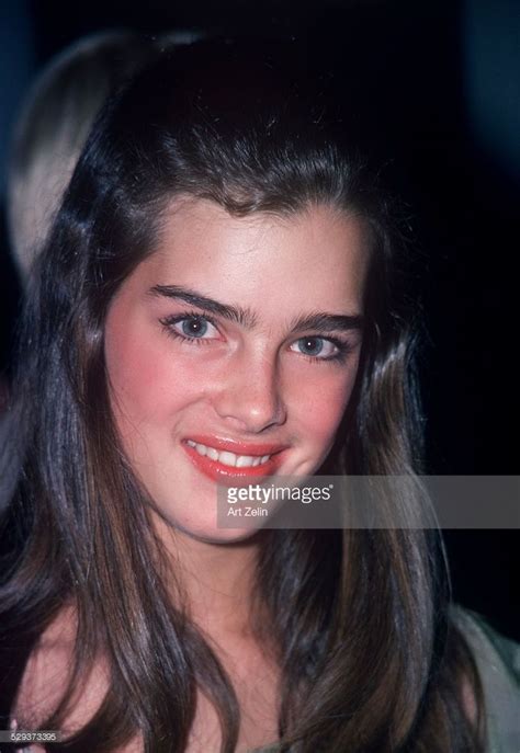 Portrait Of Brooke Shields Looking In To Camera Circa 1970 New York