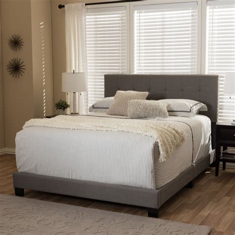 Maybe you would like to learn more about one of these? Contemporary Gray Queen Upholstered Bed - Brookfield | RC ...