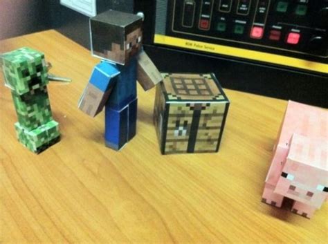 Or, if you're interested in making a lot of bees paper crafts like this, you might want to consider a personal cutting machine. Awesome Minecraft Paper Cut-outs Minecraft Blog