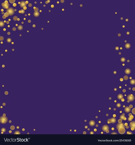 Gold Dot Confetti Background
