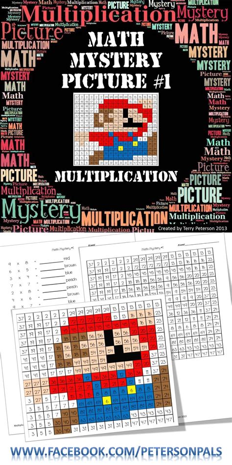 Free Printable Math Mystery Pictures Printable Word Searches