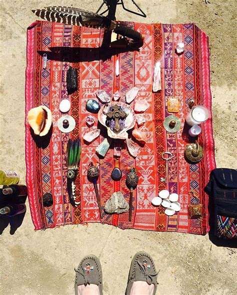 Creating a #mesa #ritual #altar #shamanism #shaman #crystalquartz #