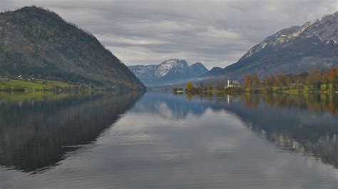 Beautiful Lakes In Salzkammergut Region Austria