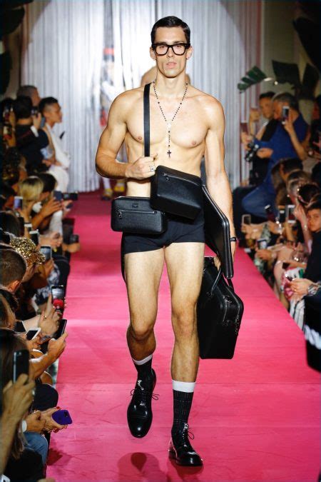 Dolce Gabbana Secret Show 2018 Underwear Models Milan