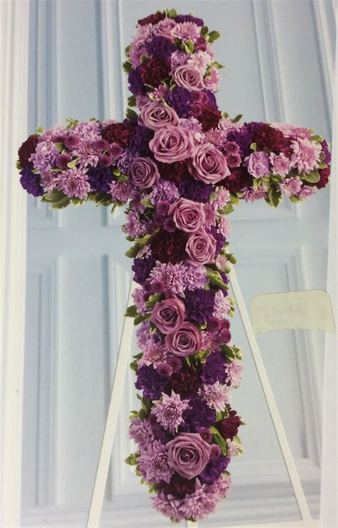 Cross For Funeral Service By Bristol Florists