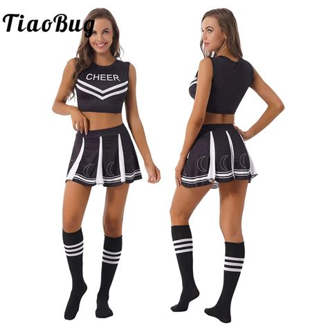 Mini Jupe Tenue Pour Femme Cheerleading Pom Girl Cosplay Robe Fantaisie Haut De Culture €334