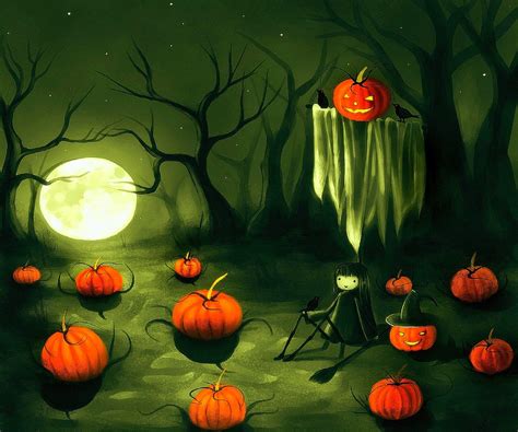 Spooky Pumpkins Wallpaper Other Wallpaper Better