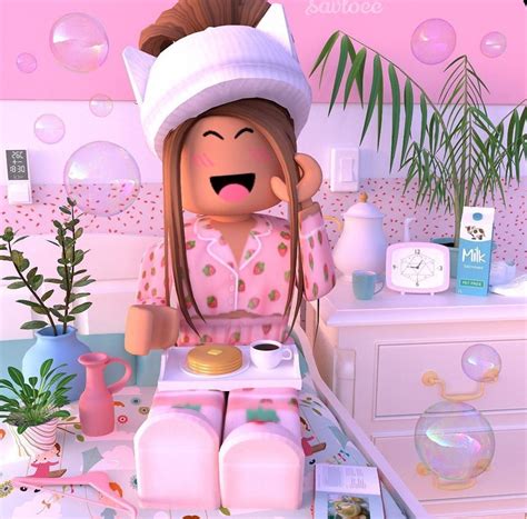 5 aesthetic roblox outfits for girls. Breakfast time! in 2020 | Roblox pictures, Cute tumblr wallpaper, Roblox animation