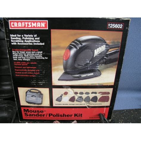 craftsman palm mouse sander polisher kit