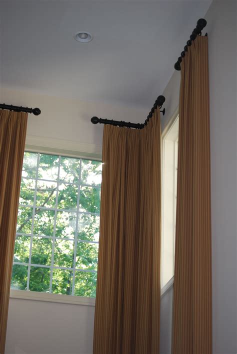 How To Hang Curtains In A Corner Window Artofit