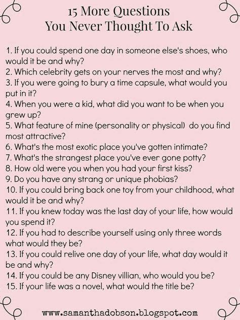 Date Night Questions Fun Questions To Ask Questions To Ask Your