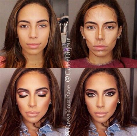 Before And After Flawless Makeup Contour Makeup Beauty