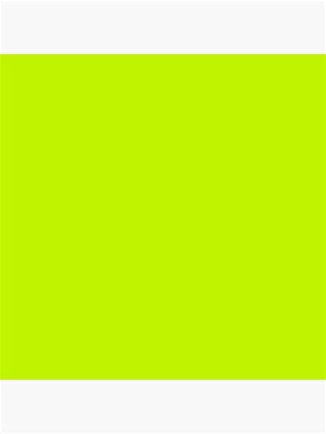 Bitter Lime Neon Green Solid Color Sticker For Sale By Podartist Redbubble