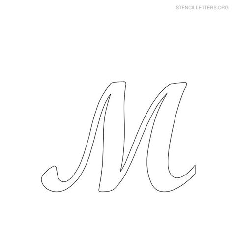 Cursive Letter Stencils Free Printable Search Results