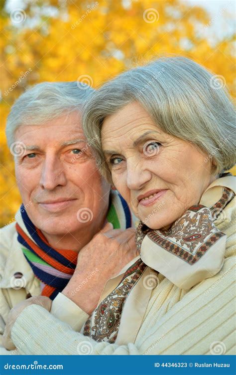 Happy Old Couple Stock Image Image Of Comfort Older 44346323