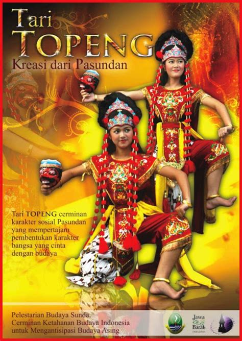 Poster Cinta Budaya Indonesia Ilustrasi