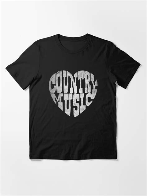I Love Country Music Lovers T Shirt T Shirt For Sale By Magraphx