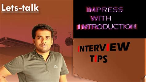 For more than 3 years, i've been introducing my self because of my field and my work status. 8.Job Interview -Tips for successful interview - Self ...