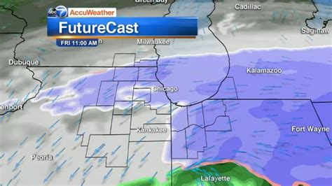 Chicago Accuweather Snow Makes For Messy Friday Morning Abc7 Chicago