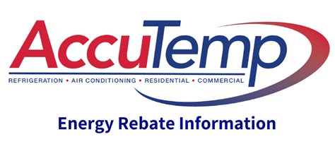 Energy rebate information
