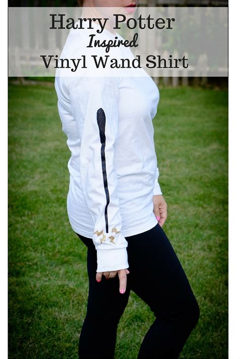 Make your own diy harry potter shirts for the whole family. Harry Potter Inspired Vinyl Wand Shirt - Albion Gould