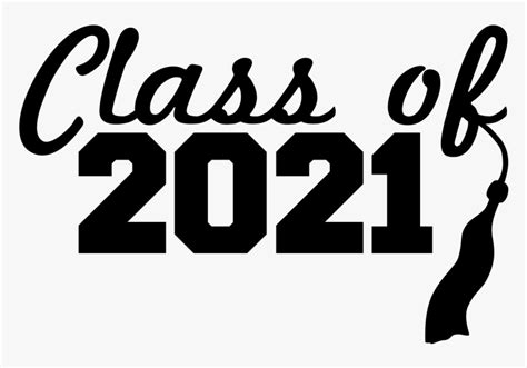 2021 year png transparent image | png mart. Class Of 2021 Cursive Text And Tassel Sticker - Class Of ...