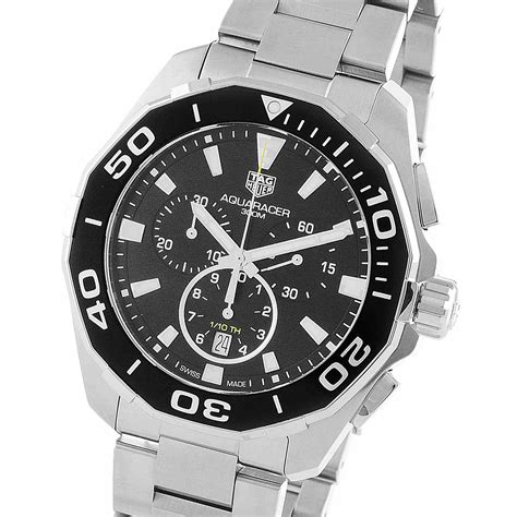 But the real story here is the value added by the ceramic bezel. TAG Heuer Aquaracer 300M Mens 43mm Quartz Chronograph ...