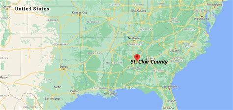 Where Is St Clair County Alabama What Cities Are In St Clair County