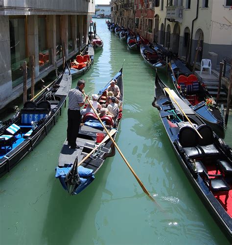 Hd Wallpaper Venice Gondola Channel Italy Transport Remo