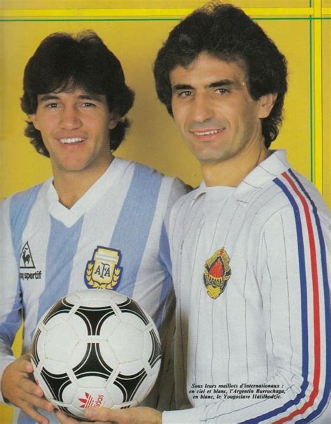 Jorge burruchaga was born in 1960s. Jorge Burruchaga et Vahid Halilhodzic | Futbol argentino ...