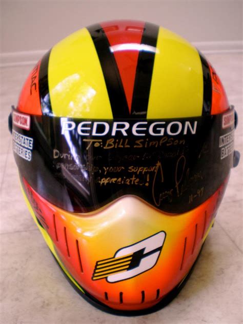 Nhra Cruz Pedregon Helmet Signed Mcdonalds Race Worn 97 Ernnieg