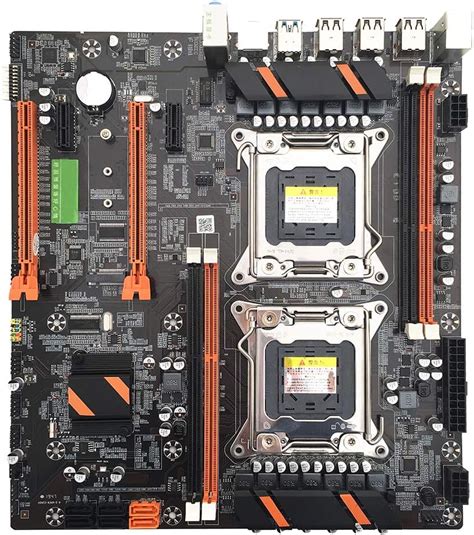 Mya 1pc Double Server Motherboard X79 2011 Pin E5 Dual Motherboard Cpu