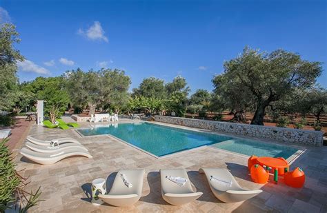 Villa The Olive Grove Puglia Gated Pool And Lawned Garden Cv Villas