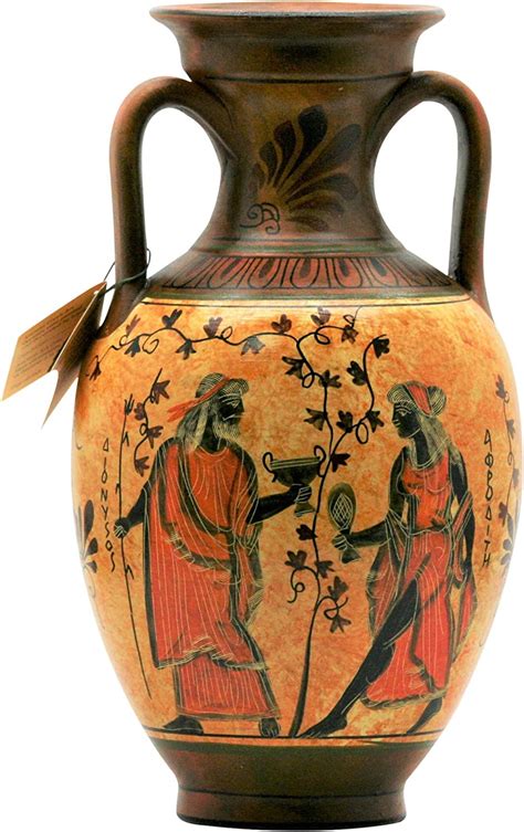 Vase Grec Antique Amphora Déesse Aphrodite And Dionysus 1024 Amazon
