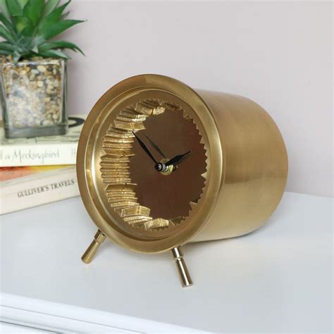 Gold Mantel Clock Melody Maison Gold Goldecor Clock Homedecor