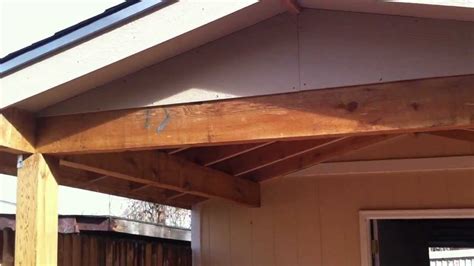 Building A Patio Cover Patio Cover Install Part 3 Youtube