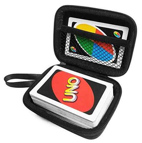 Players take turns matching a card in their hand with the current card shown on top of the deck either by color or number. FitSand (TM) Travel Zipper Carry EVA Hard Case for UNO Card Game - Black Box, Blacker Box, Best ...