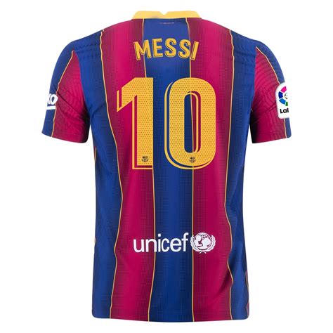 Barcelona 20-21 Home Jersey MESSI #10 Soccer Shirt (La Liga Printing
