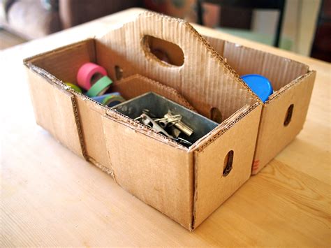 Make A Cardboard Tool Box With Pictures Instructables