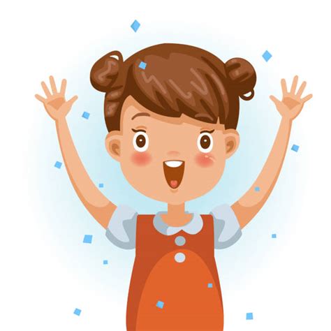 Excited Girl Illustrations Royalty Free Vector Graphics And Clip Art