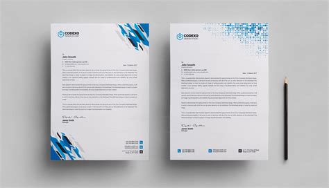 Letterhead Stationery Template 000578 Template Catalog