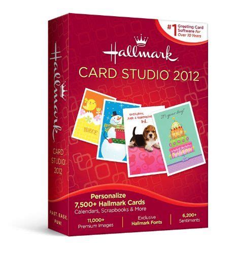 Limit one free hallmark card valued up to $3.99. Hallmark Card Studio 2012 $29.99 | Hallmark cards ...