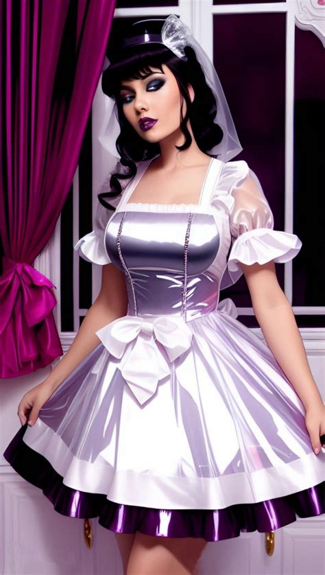 pin by haylee robin on things to wear short satin dress frilly dresses maid dress