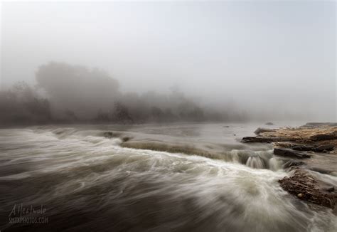 Foggy Morning On The Blanco River In San Marcos Tx