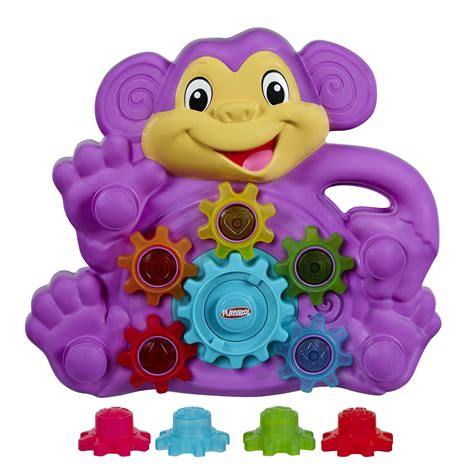 Playskool Stack N Spin Monkey Gears Toy