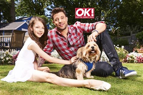 blue s duncan james and his daughter tianie pose for their first photoshoot daily mail online