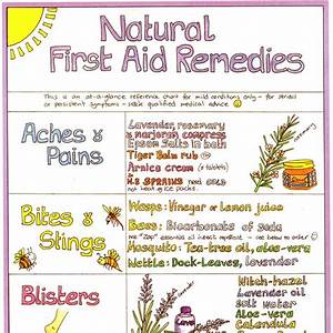 Natural First Aid Remedies Chart Liz Cook Charts Essential Oil